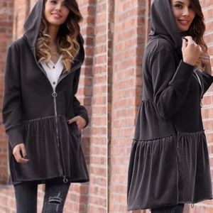 Z avenue usa sherpa lined hoodie Clearance